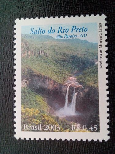 Timbre Bresil Yt 2822 Cascades Brésiliennes - Salto Ii Sur La Rivière Preto Et Itiquo 2003 ( 81004 )