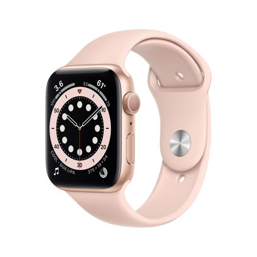Apple Watch Series 6 OLED 40 mm Numérique 324 x 394 pixels Écran tactile 4G Or Wifi GPS (satellite)