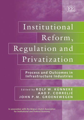 Institutional Reform, Regulation And Privatization : Process And Outcomes In Infrastructure Industries