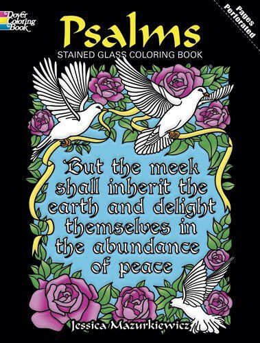 Psalms Stained Glass Coloring Book