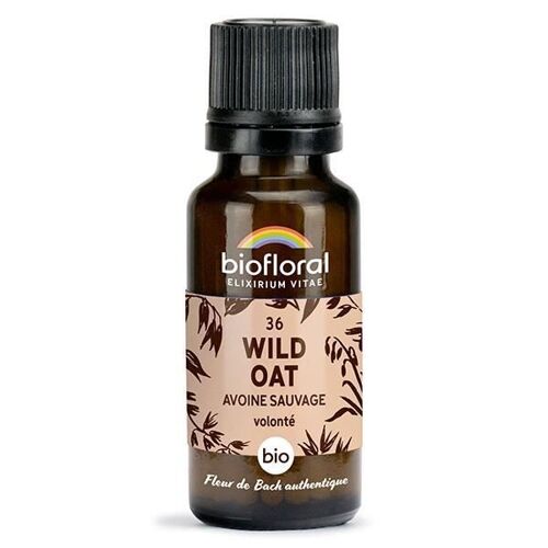 Biofloral 36 Wild Oat Avoine Sauvage Granules Bio Fleur De Bach 19,5 Gr 