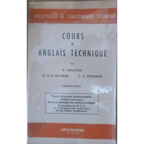 Cours D'anglais Technique