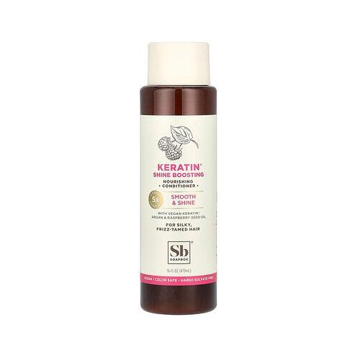 Soapbox Nourishing Conditioner, Keratin Shine Boosting, For Silky, Frizz-Tamed Hair, 16 Fl Oz (473 Ml) 