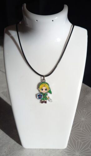 Collier Zelda Link Cordelette Noire