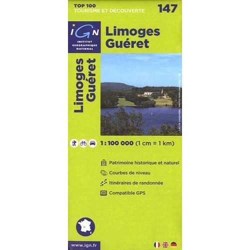 Ign 1 : 100 000 Limoges - Gueret