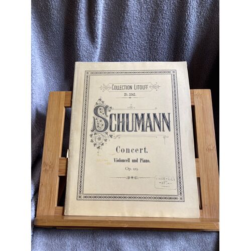 Robert Schumann Concerto Pour Violoncelle Opus 129 Partition Éditions Litolff