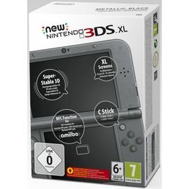 New Nintendo 3DS XL noire