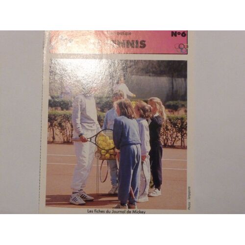 Fiche Le Journal De Mickey Le Tennis