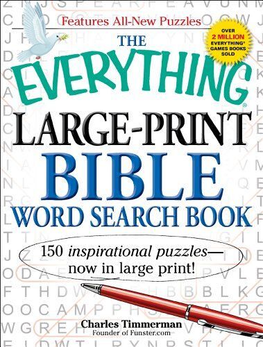 The Everything Large-Print Bible Word Search Book