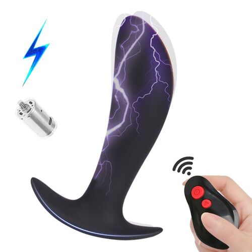 Vibromasseur Anal À Chocs Électriques, Jouets Pour Adultes, Télécommande Sans Fil, Gode, Godemichet Anal, Jouet Sexuel, Massage De La Prostate, Stimulateur Du Point G