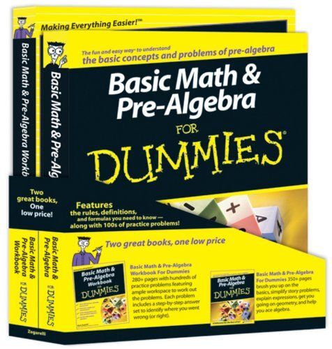 Zegarelli, M: Basic Math & Pre Alge-W/Workbk