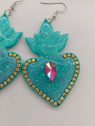 Boucles D'oreilles Coeur Sacré