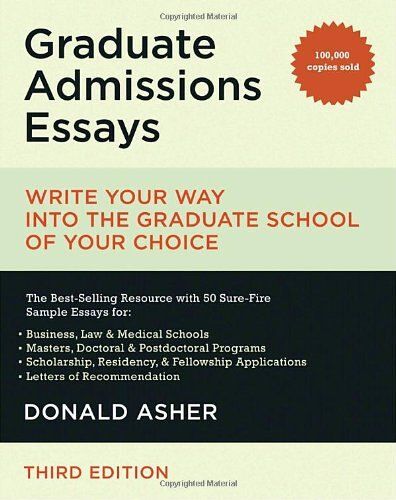 Graduate Admissions Essays