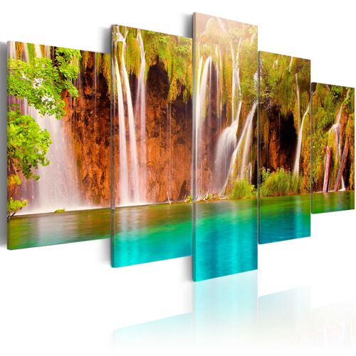 Tableau Cascade forestière 200 x 100 cm