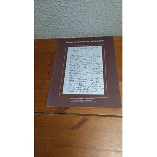 Autographes. Catalogue N° 13. Arts Et Autogtaphes À Paris.