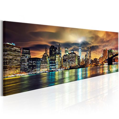 Tableau Villes New York Sky 135 x 45 cm