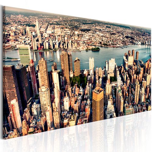 Tableau Villes Panorama of New York 120 x 40 cm