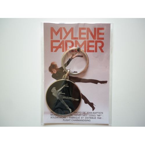 Mylene Farmer Porte Clé Métal Désobéissance Live 2019