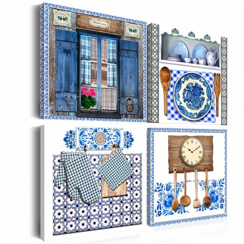 Tableau Vintage Tradition de saveur 80 x 80 cm