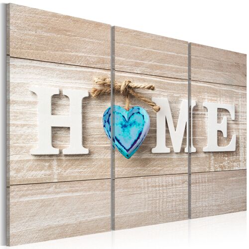 Tableau Vintage Home: Blue Love 90 x 60 cm