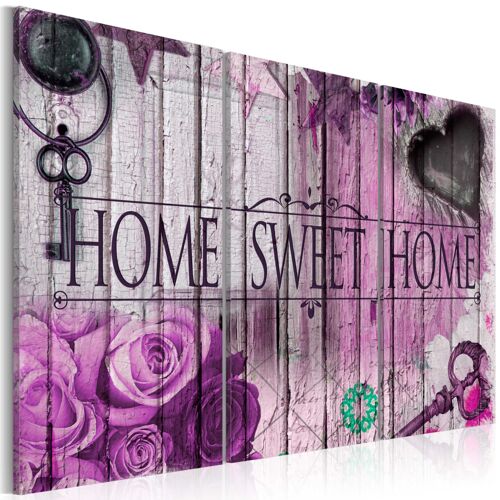 Tableau Vintage Purple haze 120 x 80 cm