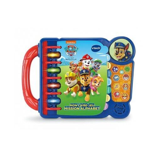 Pat Patrouille - Livre Jeu interactif Alphabet, version FR - Jouet Educatif Enfant 3/7 ans - Sonore, Musical - Set apprentissage + Carte