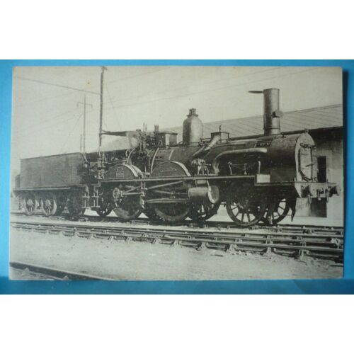 Locomotive Du Midi : Machine  N°1619 A Vapeur Sature