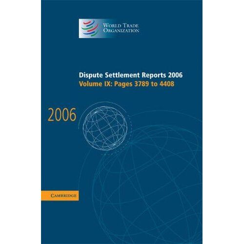 Dispute Settlement Reports 2006