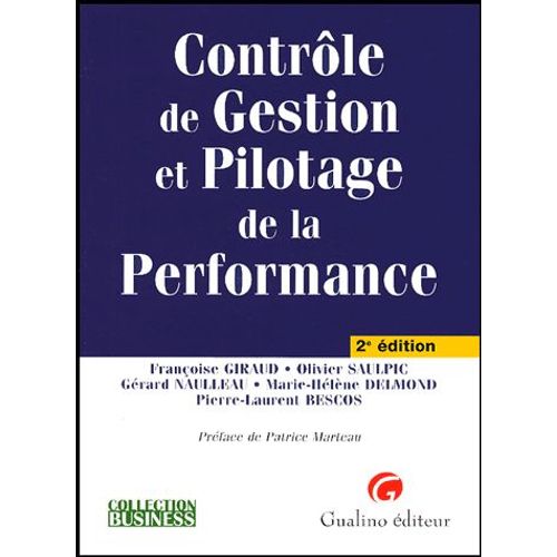 Contrôle De Gestion Et Pilotage De La Performance