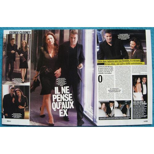 Voici N°957, Coupure De Presse: George Clooney, Krista Allen