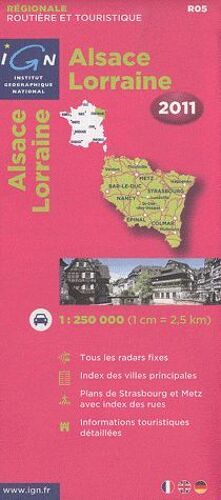 Alsace Lorraine 2011. 1 : 250 000