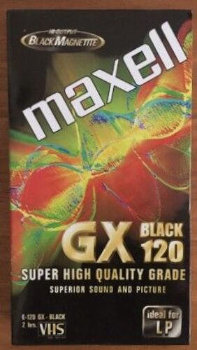MAXELL GX120 VHS Lot de 2