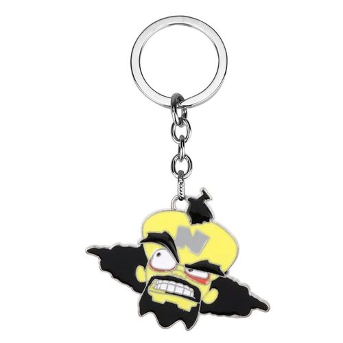 Porte-Clés De Jeu De Bande Dessinée Crash,Porte-Clés Chien,Bijoux En Émail,Cosplay,Accrochage De Voiture De Noël #C