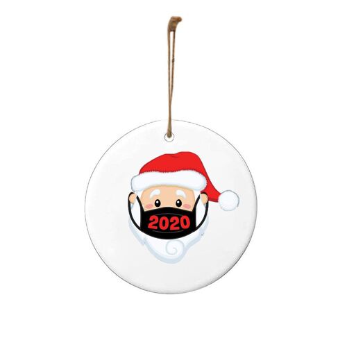 Ensemble de décorations de noël, abeille, papier cristal suspendu pour fenêtre, voiture, ?ufs de pâques, cochon, miroir et ventilateur, Mini boule, goutte du nouvel an