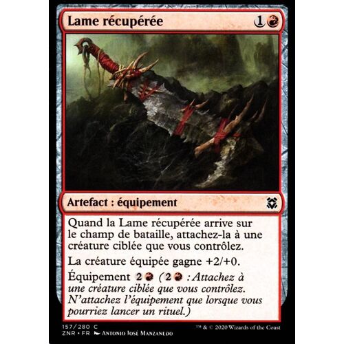 Lame Récupérée - Mtg - Renaissance De Zendikar - C - 157/280