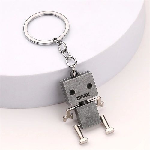Porte-Clés Robot Steampunk À Vis Mécanique Vintage Pour Homme,Joint Mobile Créatif,Porte-Clés De Voiture,Sac À Dos - Type A