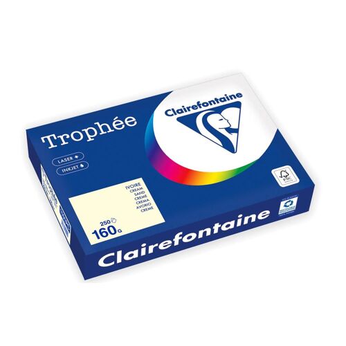 Clairefontaine Ramette Papier Fsc A4 160g 250 Feuilles Ivoire