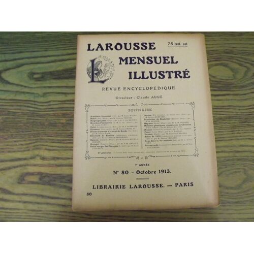 Larousse Mensuel Illustré N°80.