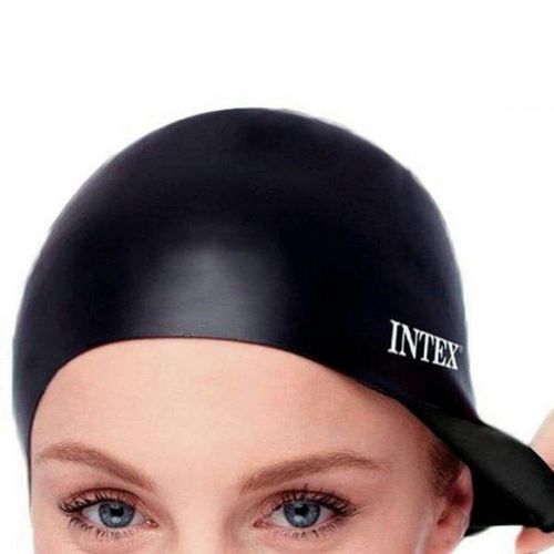 Bonnet De Bain Silicone Noir Adulte Intex