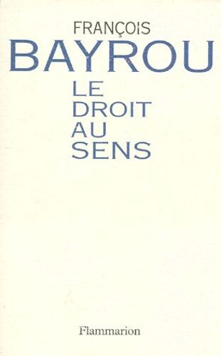 Le Droit Au Sens