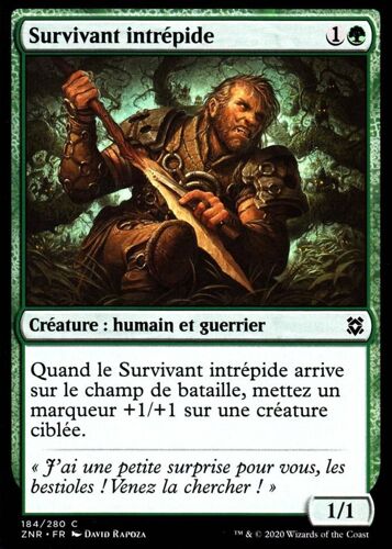 Survivant Intrépide - Mtg - Renaissance De Zendikar - C - 184/280