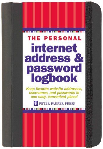 The Personal Internet Address & Password Organizer