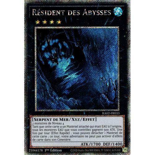 Yu Gi Oh Ra02 Fr033 Résident Des Abysses Platinum Rare