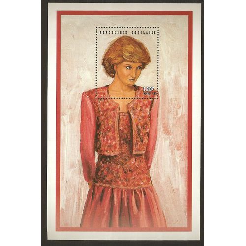 Republique Togolaise Princesse Diana Bloc Neuf