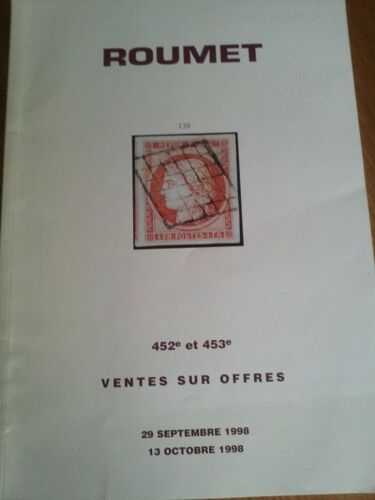Catalogue Roumet N° 138