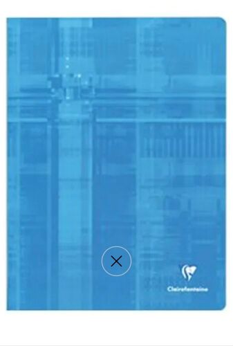 Clairefontaine - Cahier 24 X 32 Cm - 96 Pages - Petits Carreaux (5x5 Mm) -Bleu 