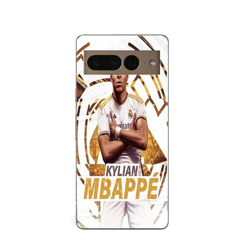Coque Google Pixel 7 Pro Kylian Mbappe Real Madrid Wallpaper Celebration