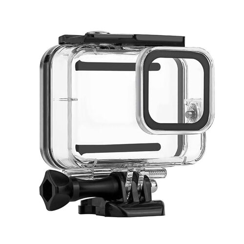 Boîtier étanche pour caméra d'action boîtier de protection de plongée sous-marin transparent 45M Compatible avec les accessoires de caméra de sport GoPro Hero 8