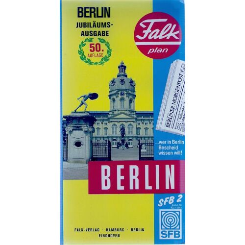 Plan Guide De Berlin (Falkplan) 1988/89 - 1/25000è & 1/35000è