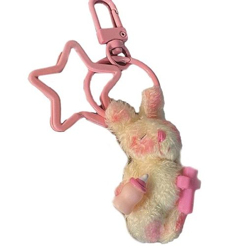 Chaîne De Téléphone En Forme De Lapin Et De C?ur,Style Punk Coréen,Mignon Lapin,Poupée,Porte-Clés,Décoration De Sac,Y2k,Bijoux À La Mode,Pendentif,Accessoires,Cadeau - Type A